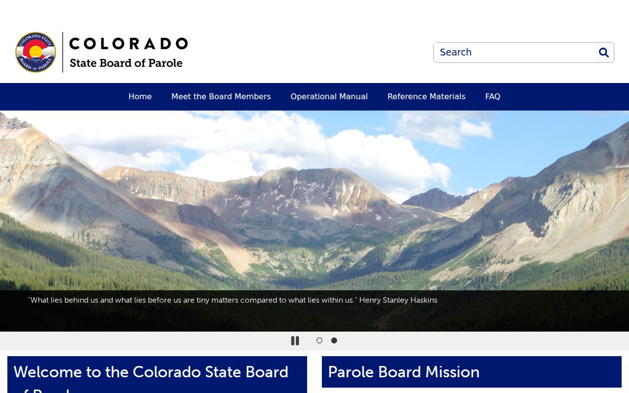 Colorado criminal record information from the State Board of Parole