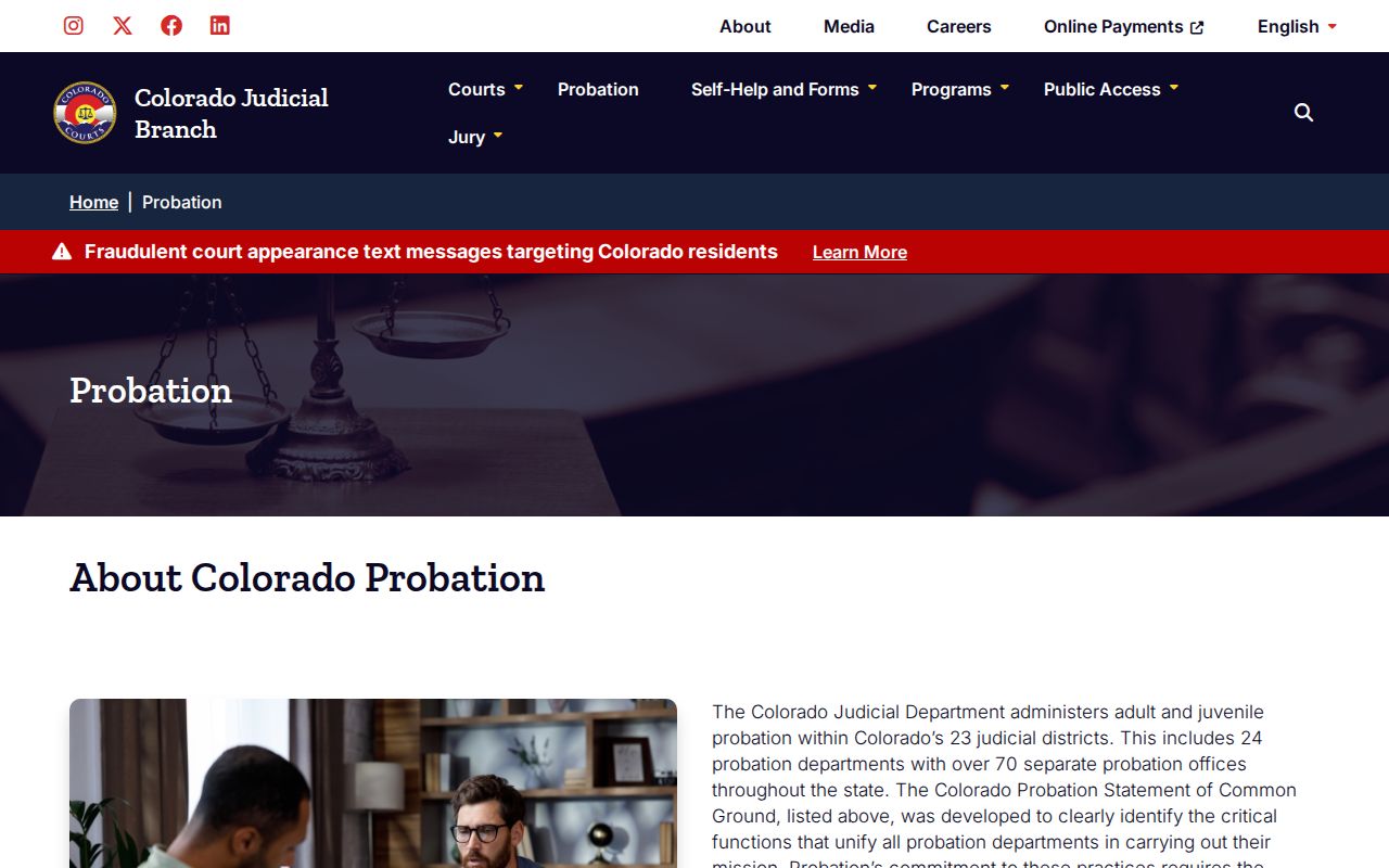 Colorado criminal supervision and probation office finder